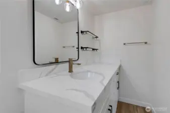 Half bath off 4th bedroom