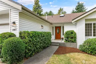 Situated on a partially fenced private lot.