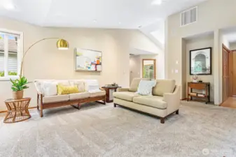 Generous sized living area.