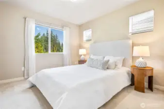 Sunlit additional bedroom.