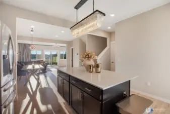 Plenty of work space.