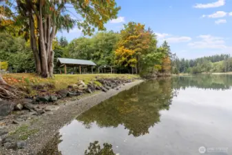 Less than 100 yards from the community beach and park complete with a boat launch.