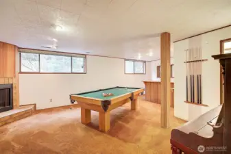 Rec room downstairs