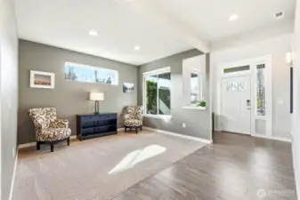 The space can be an office, den, additional living room, or whatever the new owner wants to make it.