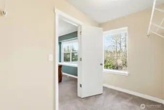 Large closets in all rooms