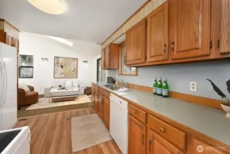 Roomy kitchen ready for your culinary creations.