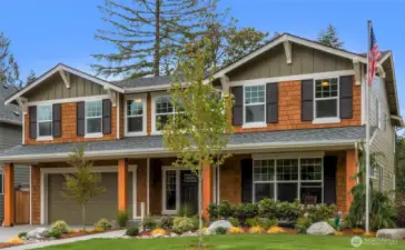 front of Rainier Floor Plan (previously built home)