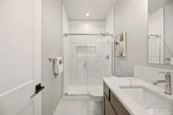 main floor 3/4 bathroom