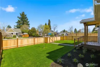 Private outdoor space ideal for relaxing or entertaining