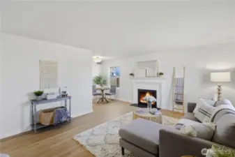 Open living area with functional layout and great flow