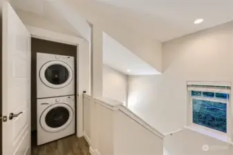 Full size stacked Washer and Dryer