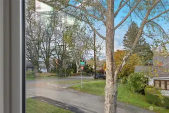 Sitting high above the street, with winter water & territorial views from all North facing windows on the 2nd level.