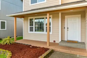 Lovely covered front porch!