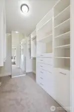 Large Walk-in Closet With Organizers