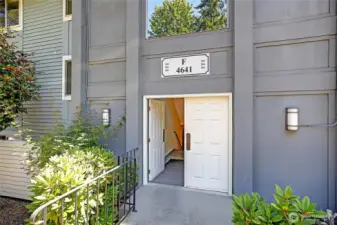 Exterior Entry to Building