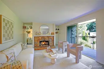 Living Room and Balcony