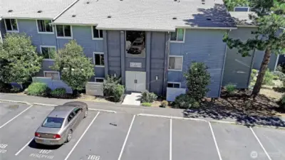 Aerial View of Building