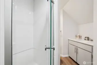 3/4 Bath in Basement