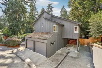 2 Car Garage and Carport