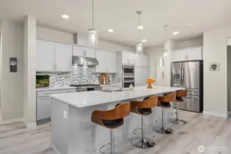 The heart of the home offers a spacious layout with clean & classic finishes.