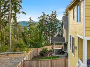 Territorial views from the back deck facing due South
