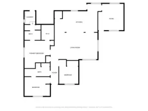 Main level floor plan