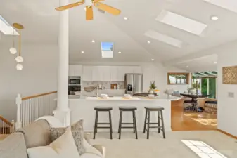 Beautifully, updated kitchen.