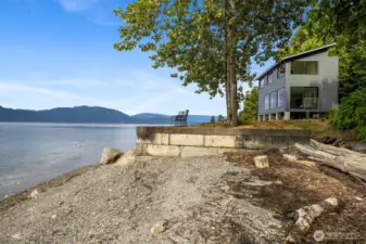 There is additional beach beyond the lot that is shared by only 6 owners total