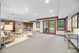 Downstairs rec room.