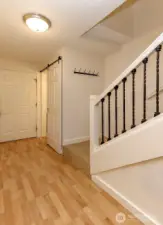 Handy coat closet off entry.