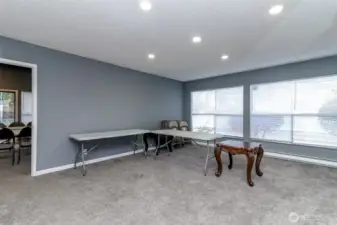 Common area in clubhouse.