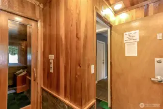 Hot Sauna is just one of the many amenities in clubhouse.