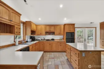 Unit B - Kitchen, very spacious and open to living room.