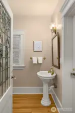 Main floor powder room