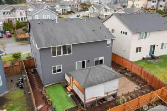 Well-maintained roof and a fully fenced yard