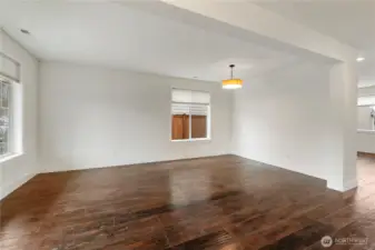 Bright area at the front of the home