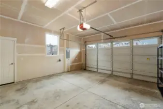 Two-car garage
