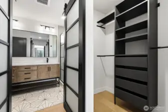 2 walk in closets in the Primary Bedroom.