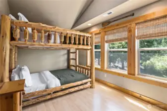 Upper level bunk room