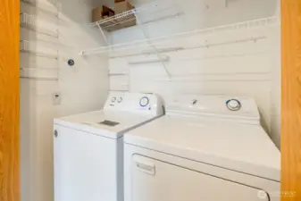 Utility Closet is the hallway