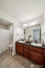 Main upstairs hall bathroom.