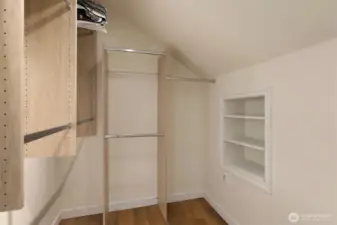 Primary walk-in closet