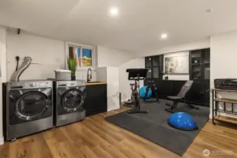Lower level rec area