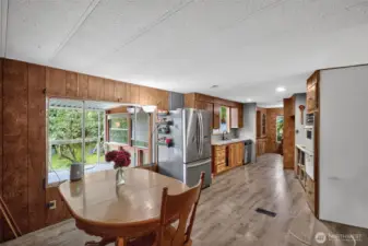 Kitchen with breakfast nook