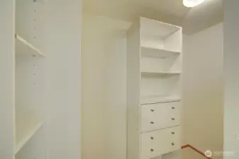 Walk-in closet!
