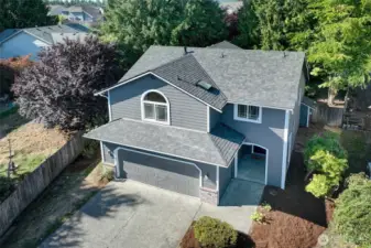 2 car garage and driveway parking