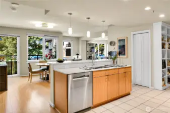 You will note the abundant light as you enter this home.