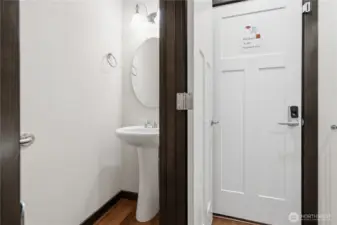 Half bathroom