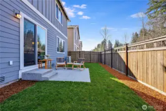 Staged photos are of model home