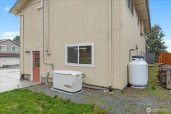 New whole house generator!!!  Never run out of power!